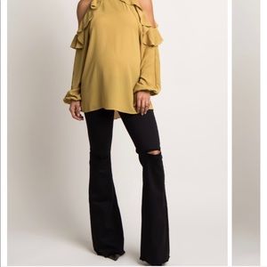 Pinkblush maternity flare jeans